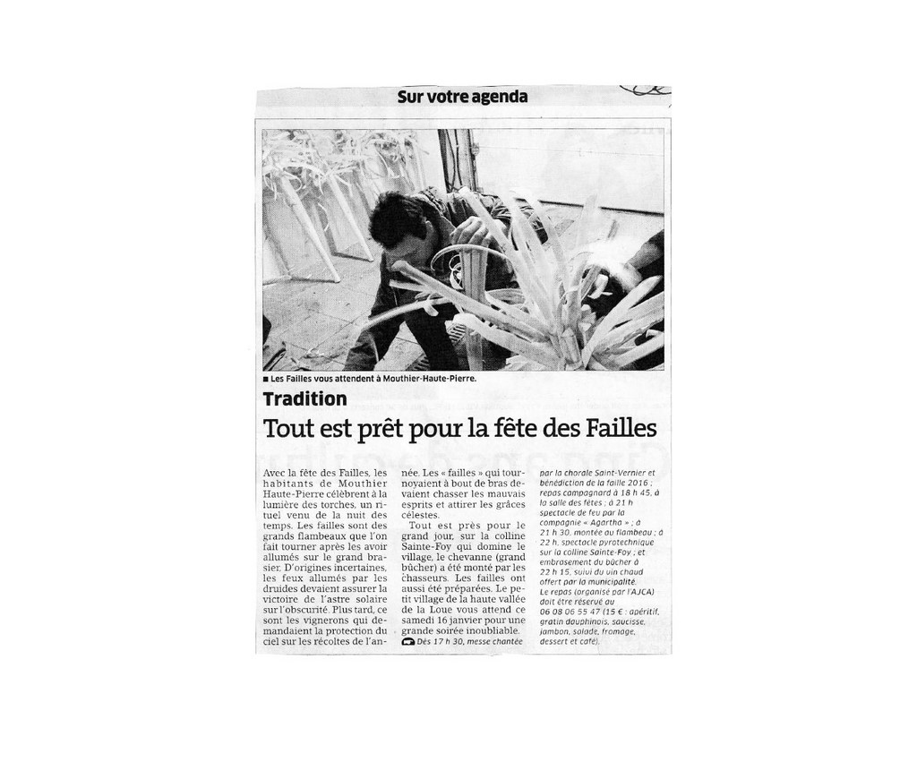 Article de presse arti-show artifice artificier mariage