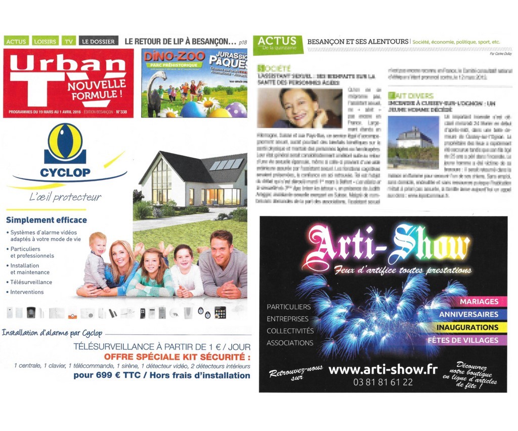 Urban Tv besancon Artificier Arti-Show