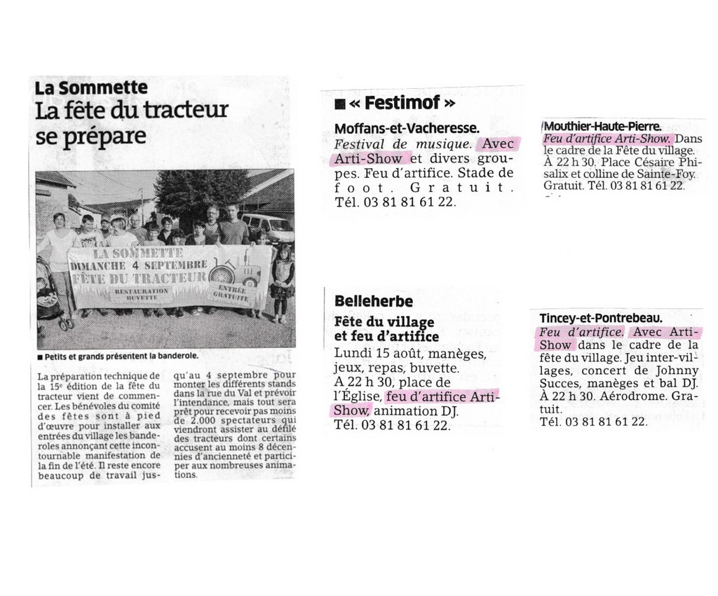 presse arti show