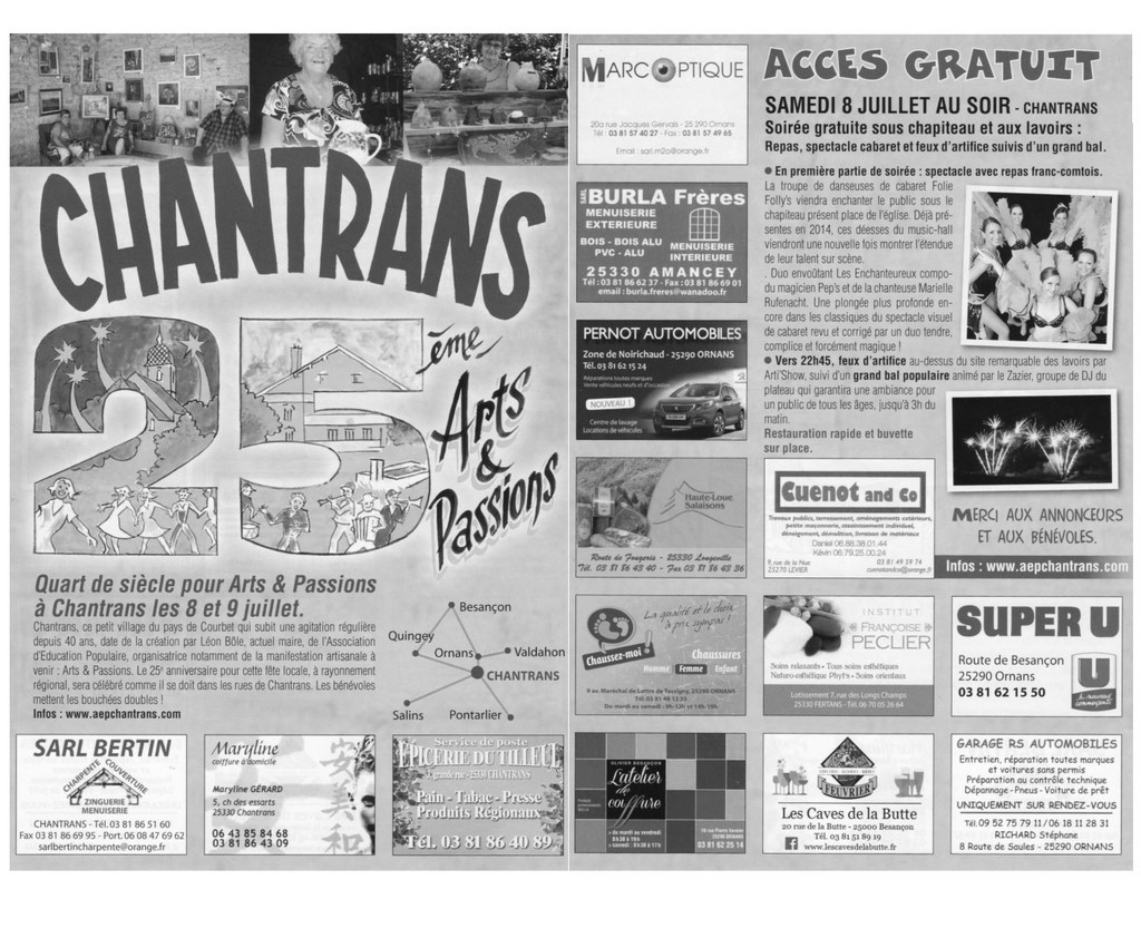 Article de presse arti-show artifice artificier mariage