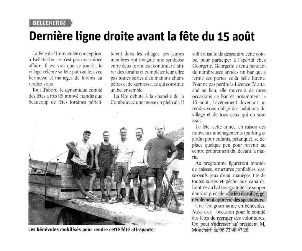 Article de presse arti-show artifice artificier mariage