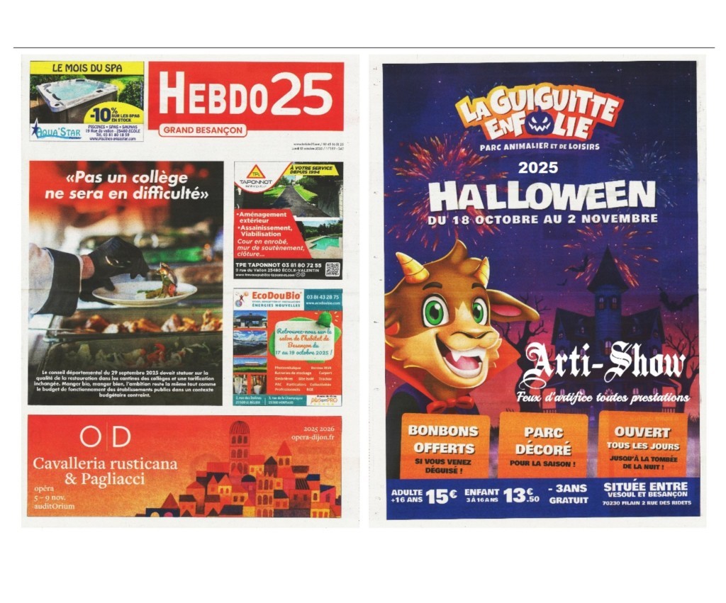 Arti-show feu artifice Halloween guiguitte en folie Hebdo 25