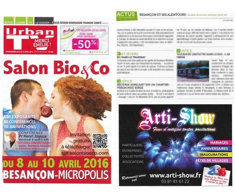 Urban Tv besancon Artificier mariage Arti-Show