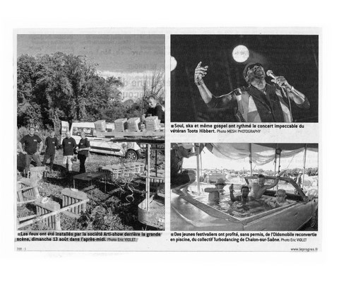 Article de presse arti-show artifice artificier mariage