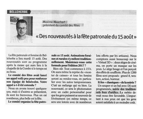 Article de presse arti-show artifice artificier mariage