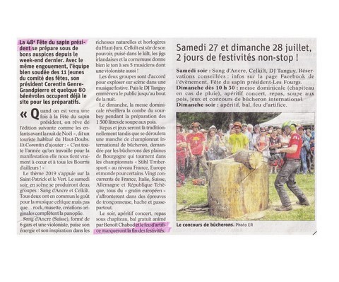 Article de presse arti-show artifice artificier mariage