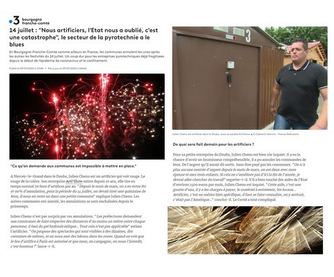 14 juillet 2020 feu artifice agenda arti show annulé covid 19