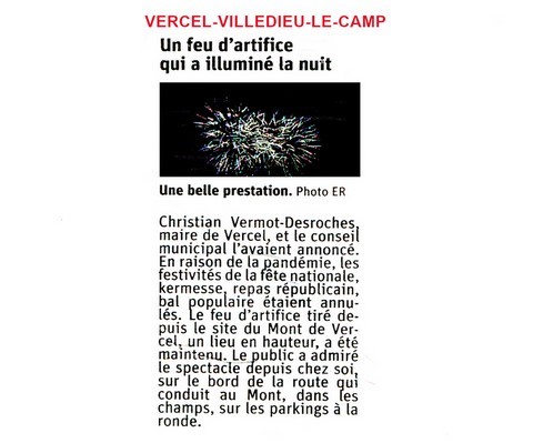 FEU ARTIFICE 2020 CORONAVIRUS