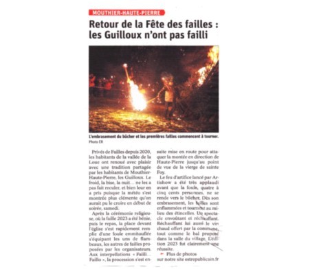 ARTI SHOW FEU ARTIFICE FETE DES FAILLES
