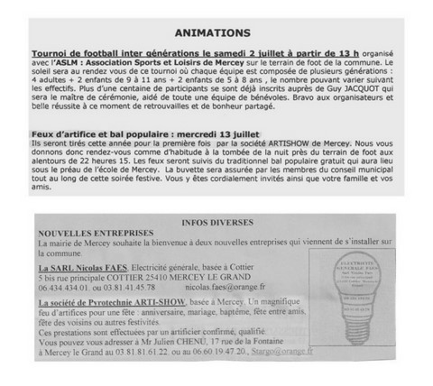 Article de presse arti-show artifice artificier mariage