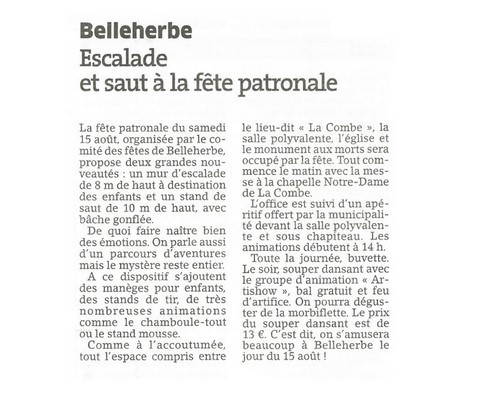 Article de presse arti-show artifice artificier mariage
