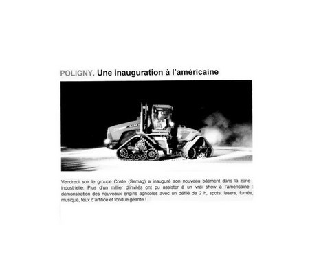 Article de presse arti-show artifice artificier mariage