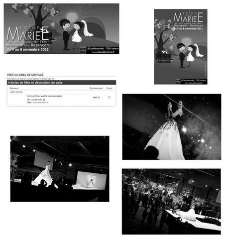 Article de presse arti-show artifice artificier mariage