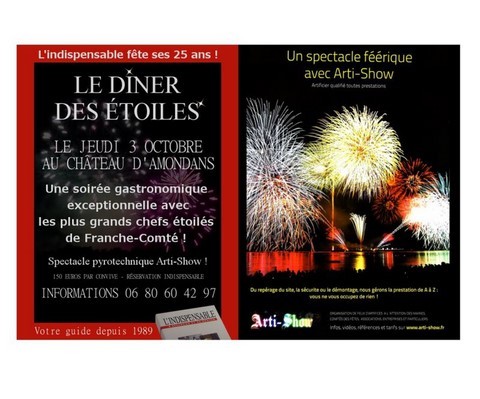 Article de presse arti-show artifice artificier mariage