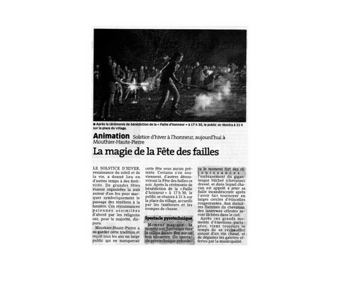 Article de presse arti-show artifice artificier mariage