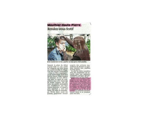 Article de presse arti-show artifice artificier mariage