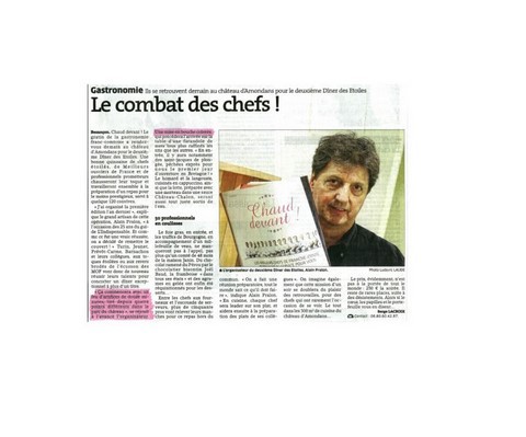 Article de presse arti-show artifice artificier mariage