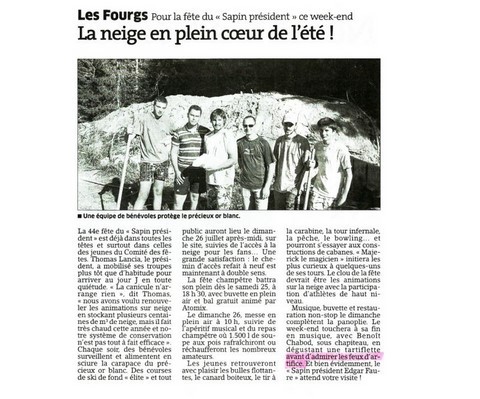 Article de presse arti-show artifice artificier mariage