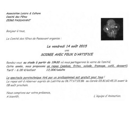 Article de presse arti-show artifice artificier mariage