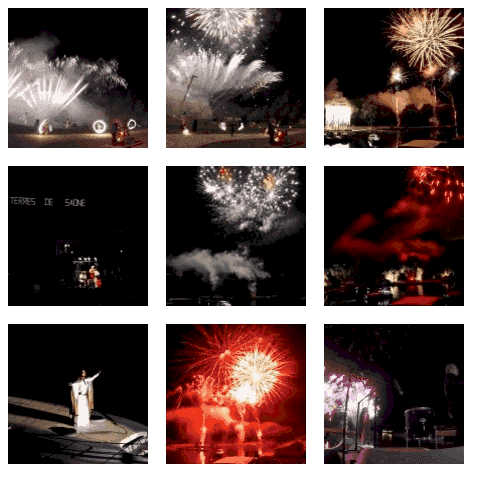 Medias - Feux d'artifice