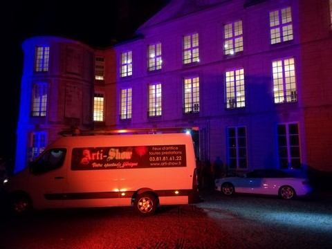 Arti-Show artificier feu d artifice installation champ de tir